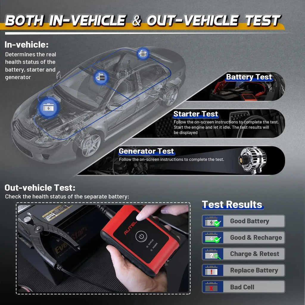 Autel MaxiBAS BT508 Battery Tester