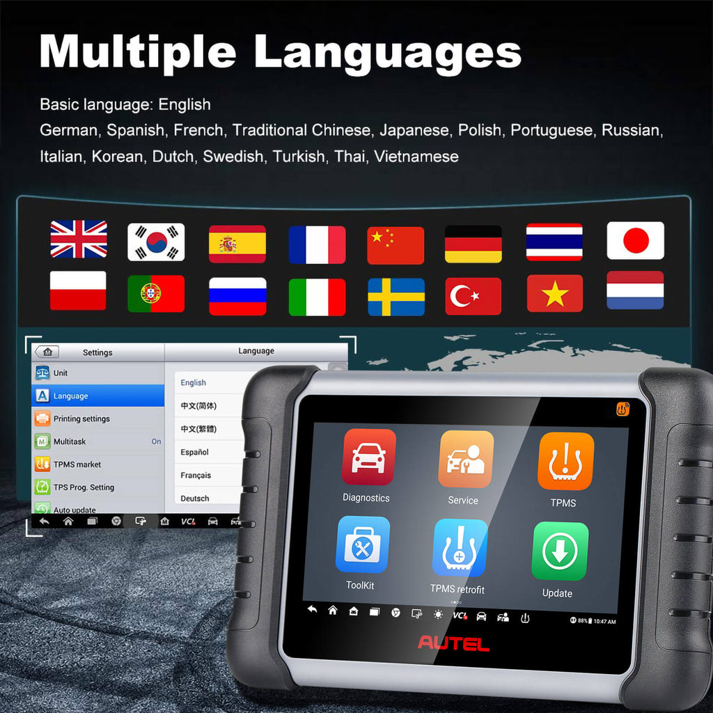 Autel MaxiPRO MP808S-TS Auto Diagnostic Scanner